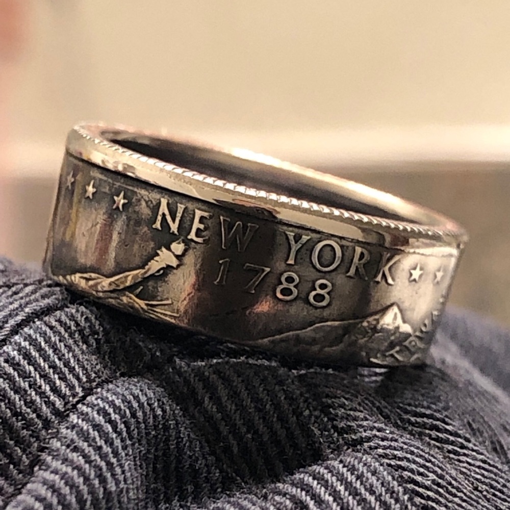 Handmade coin ring - Picture 6 of 8